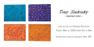 A FRENETICISM MOVEMENT IS UNDERWAY! ABSTRACT PAINTINGS & DRAWINGS BY TONY SINKOSKY.