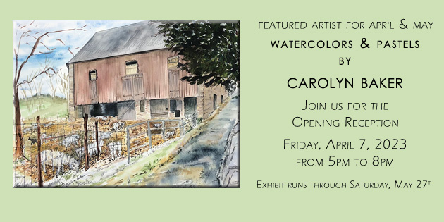 “Glean Something New by Sharing with Each Other”:  A Special Benefit Exhibition, featuring Carolyn Baker