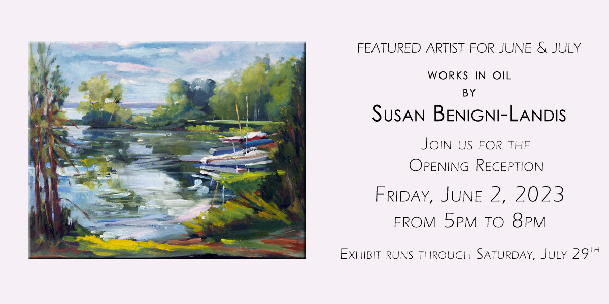 Renowned Artist Susan Benigni-Landis Presents “Woods and Water” Collection at the Lebanon Picture Frame and Gallery